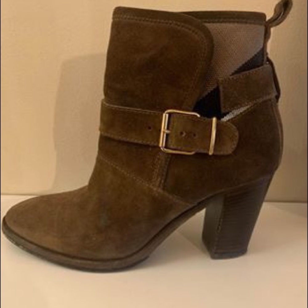 Burberry suede ankle boots